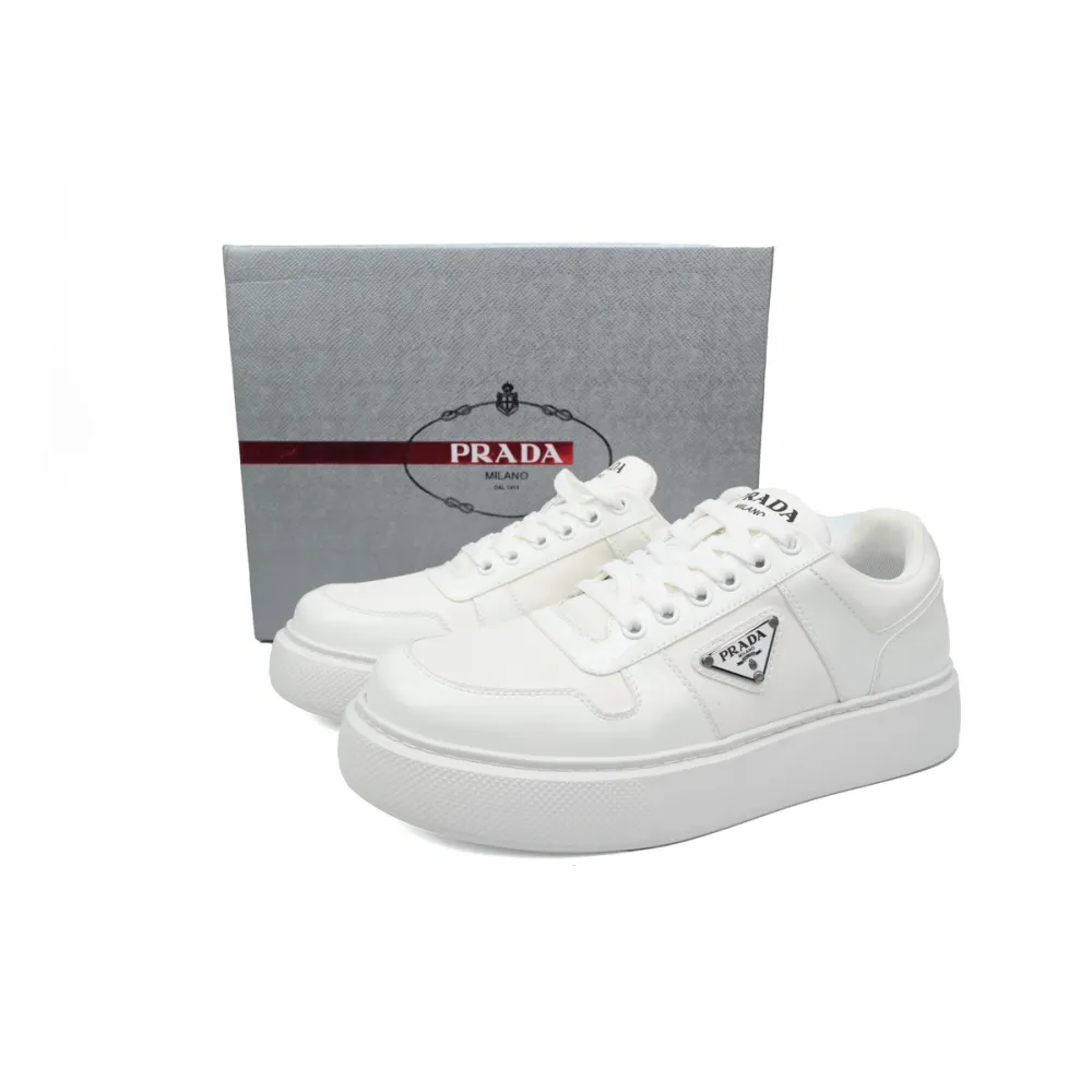 Prada Platform Sneakers White