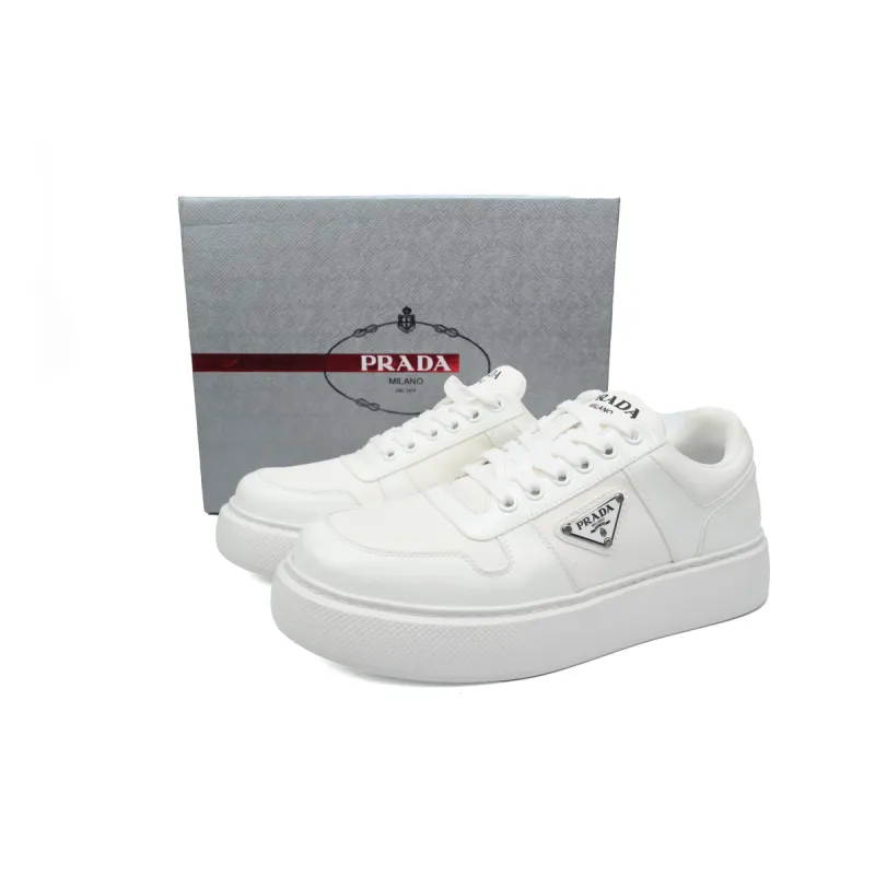 Prada Platform Sneakers White
