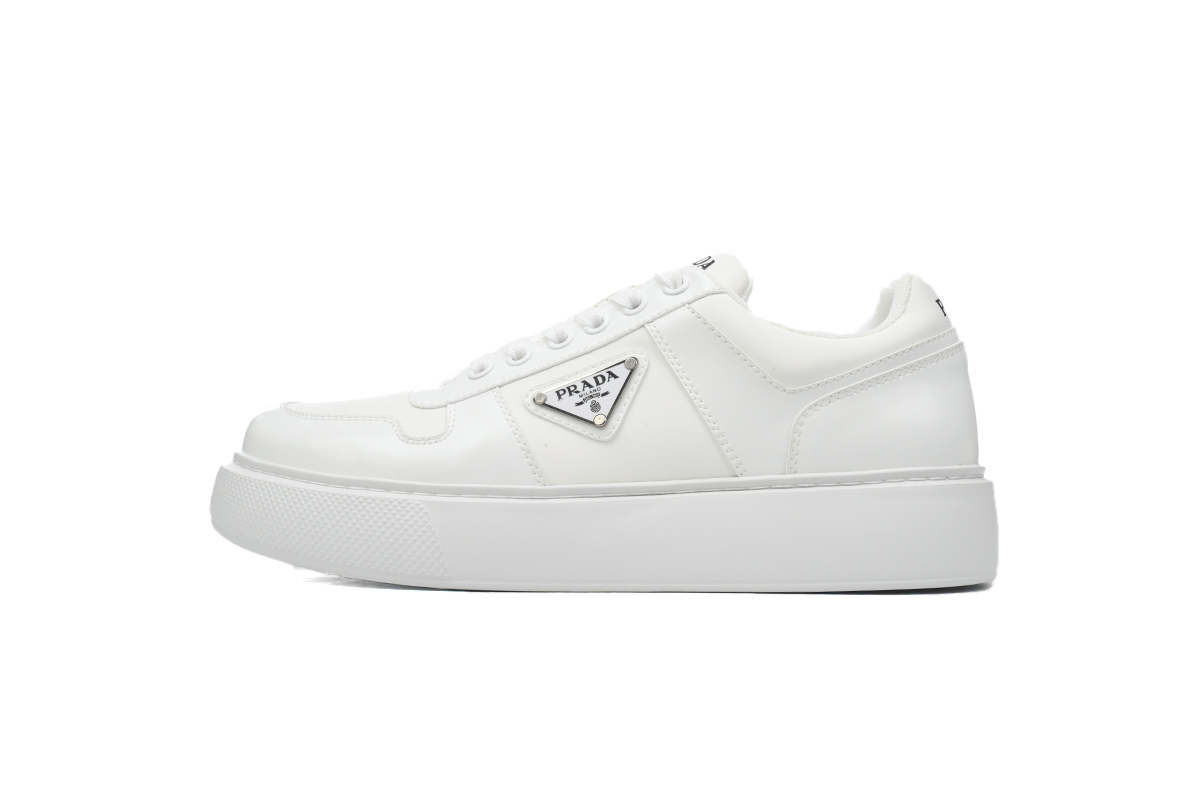 Prada Platform Sneakers White