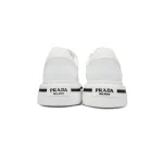 Prada Platform Sneakers White Plaid