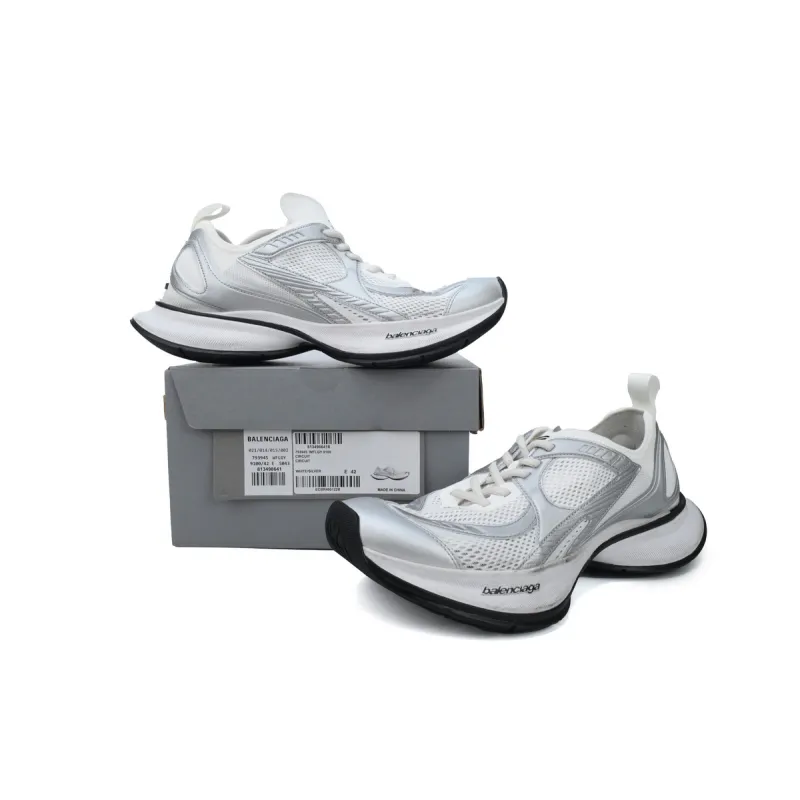 Balenciaga Circuit Sneaker 'Worn-Out -White Silver''  793945 WFLGY 9100