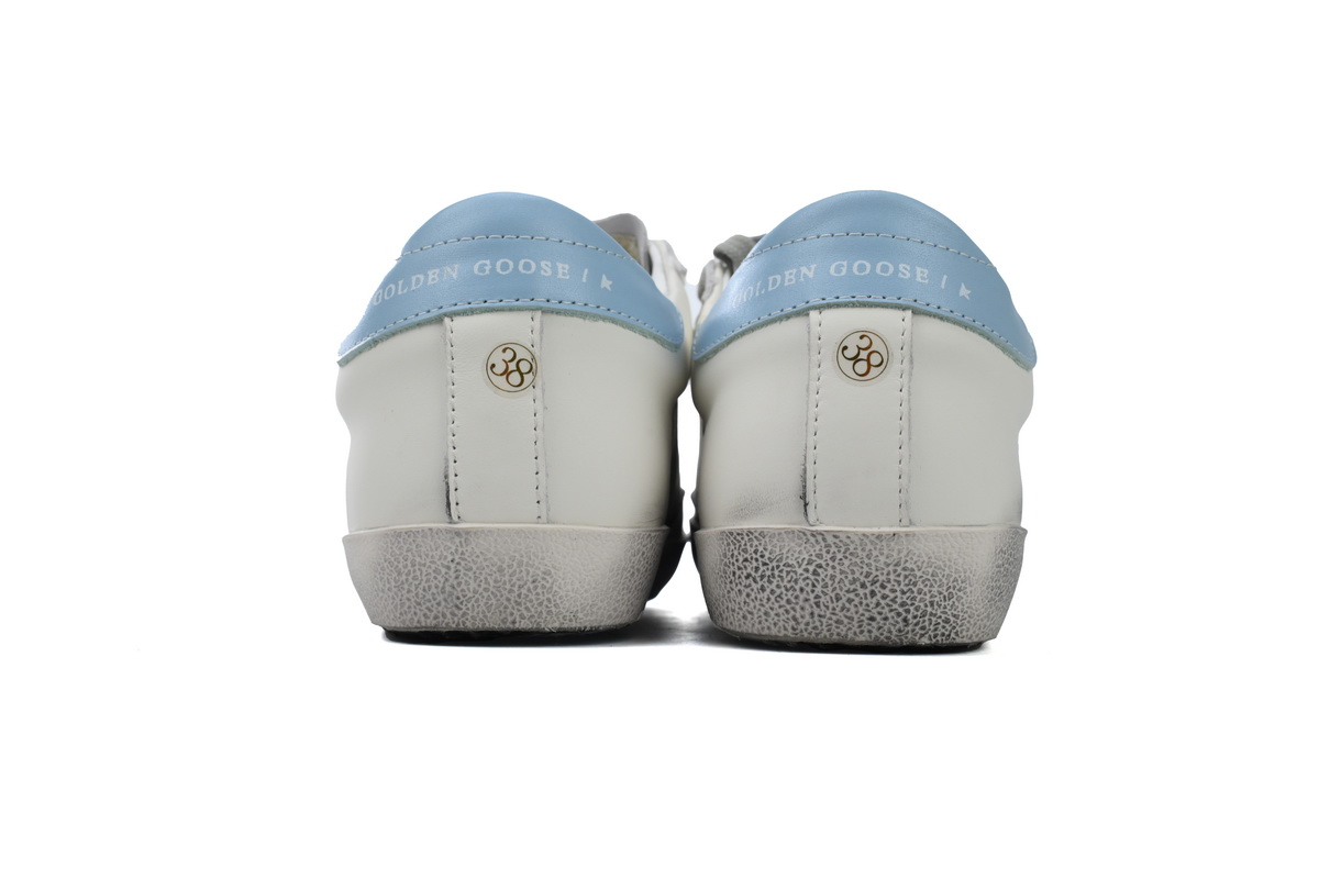 Golden Goose Super Star 'Blue Heel'