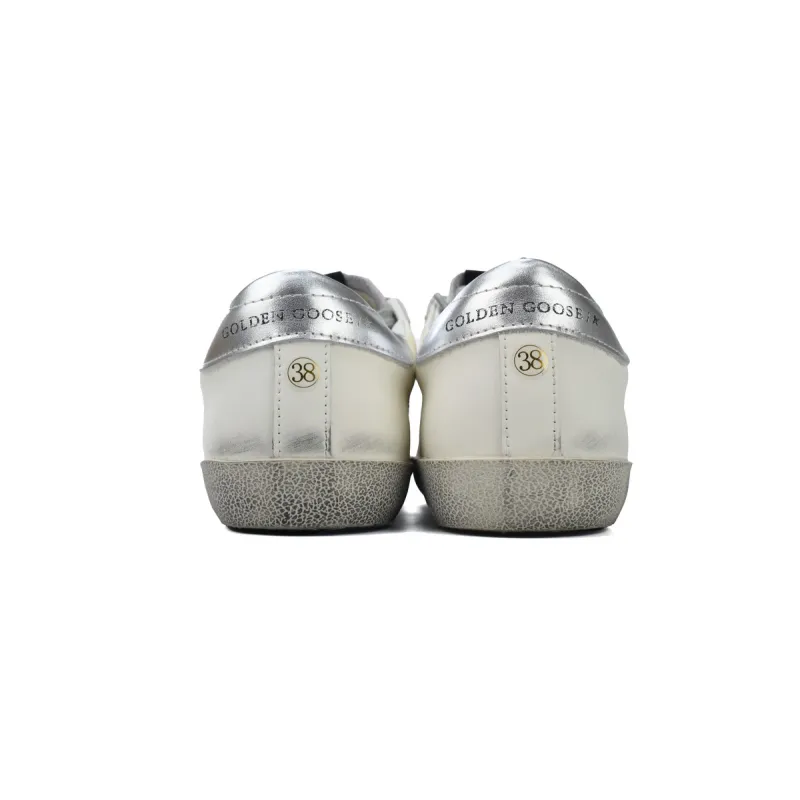 Golden Goose Super Star 'Silver Heel Silver Star'