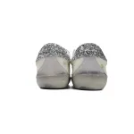 Golden Goose Super Star 'Sparkling Silver Heel'