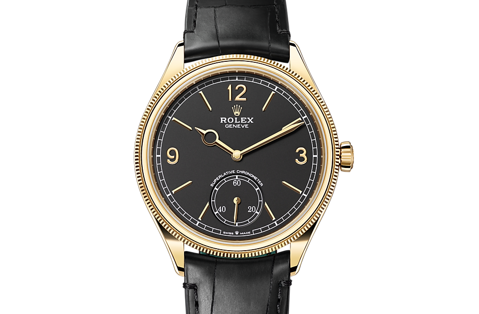 Rolex 1908 watch: 18 kt yellow gold - m52508-0002