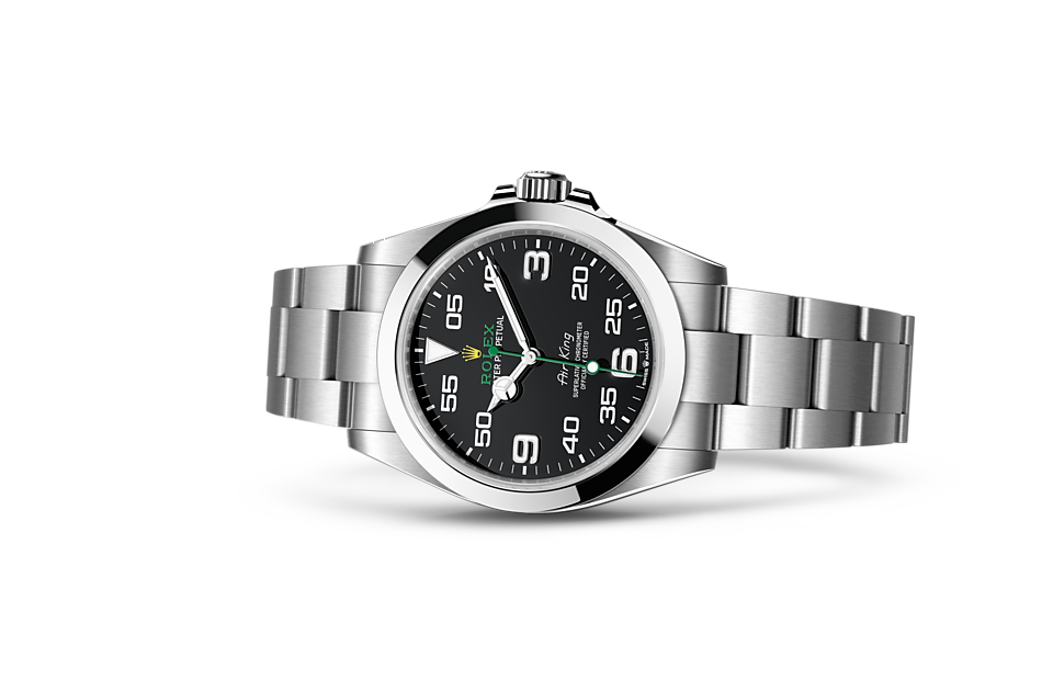Rolex Air-King watch: Oystersteel - m126900-0001