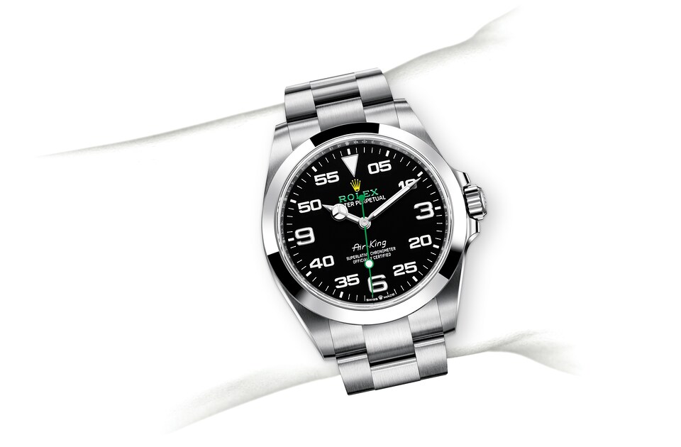 Rolex Air-King watch: Oystersteel - m126900-0001