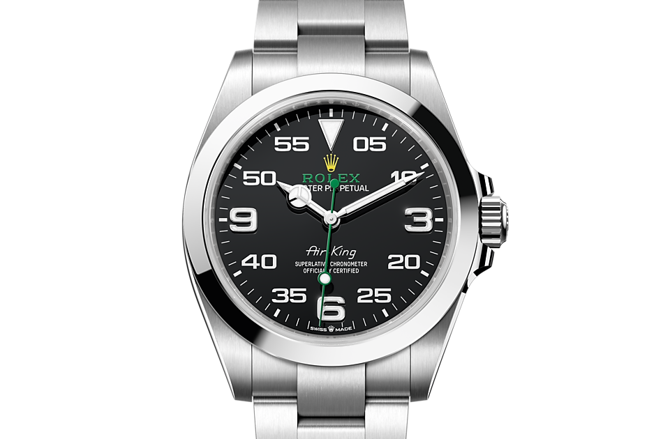 Rolex Air-King watch: Oystersteel - m126900-0001