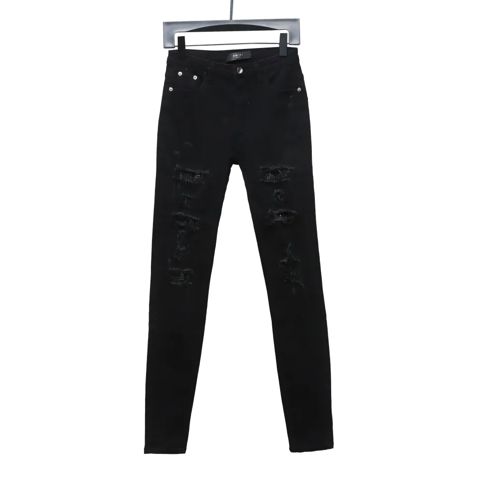 AMIRI  Jeans Black Ripped Diamond High Street