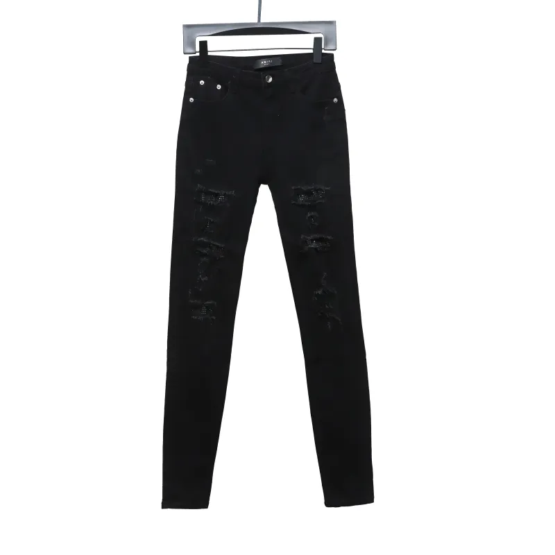AMIRI  Jeans Black Ripped Diamond High Street