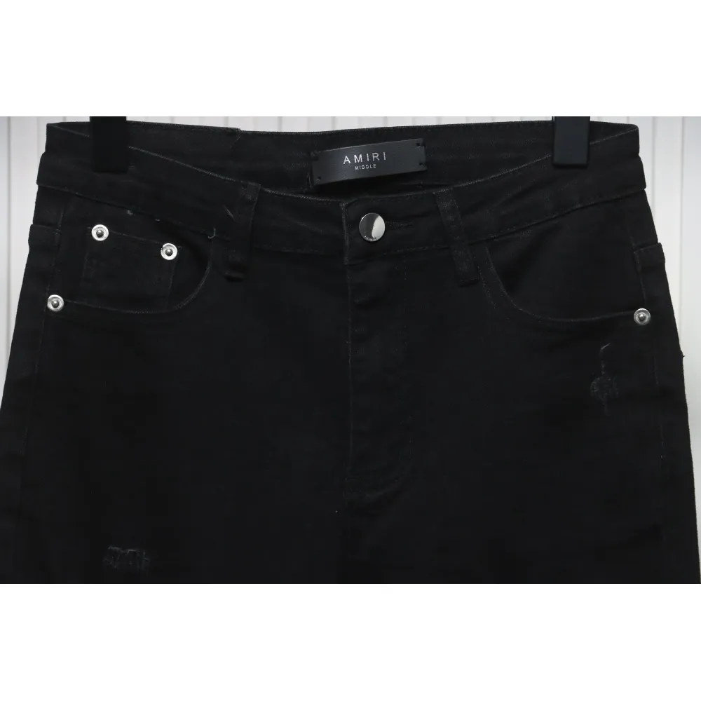 AMIRI  Jeans Black Ripped Diamond High Street