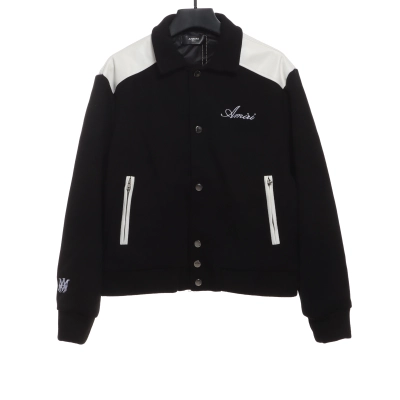 AMIRI classic contrast sleeve jacket 01