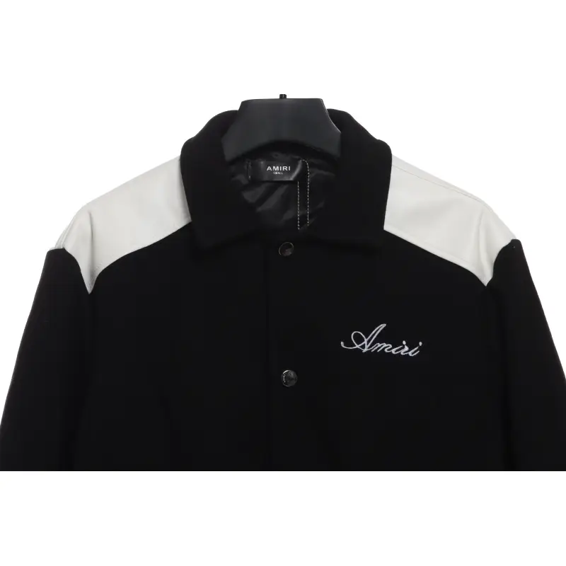 AMIRI classic contrast sleeve jacket