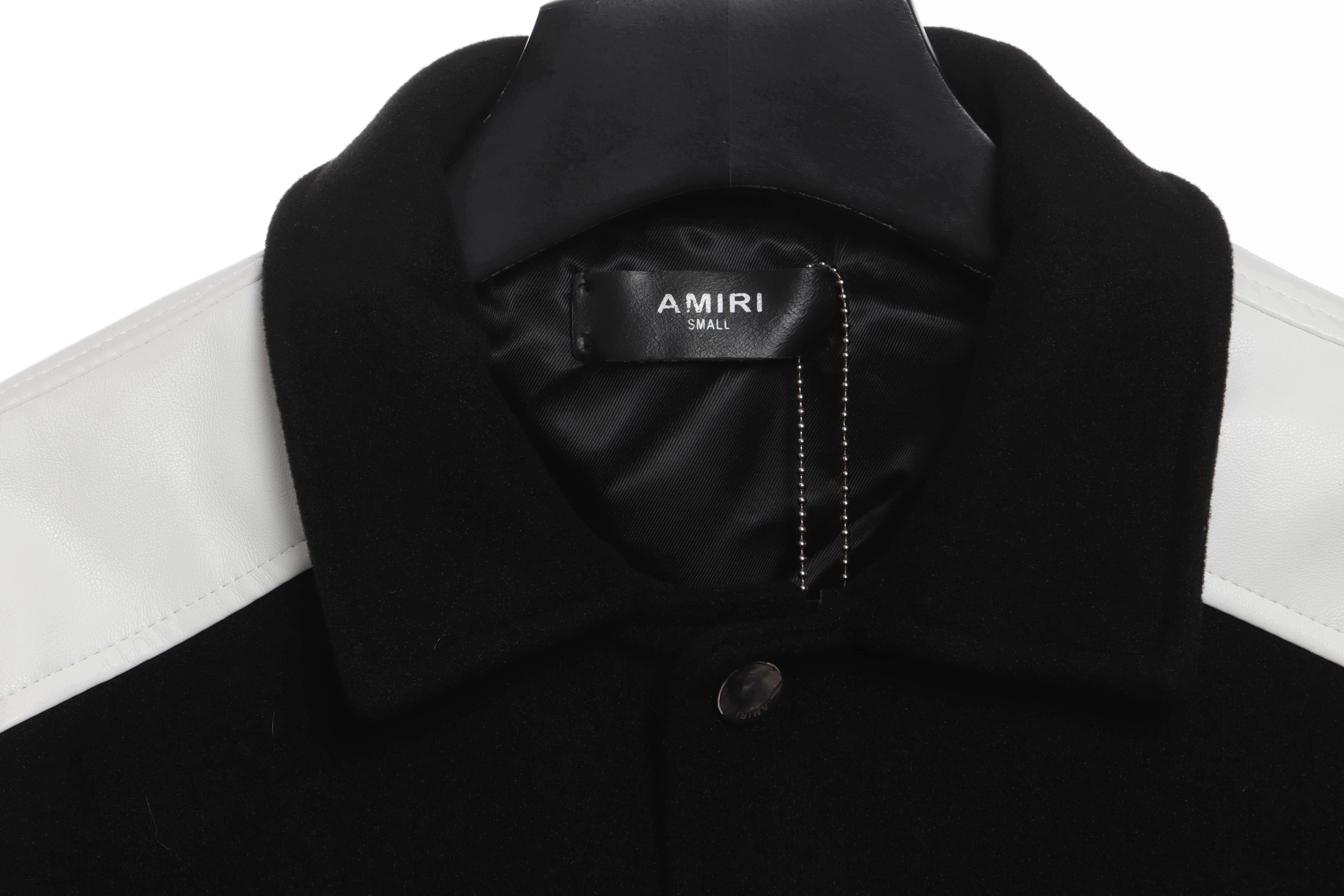 AMIRI classic contrast sleeve jacket