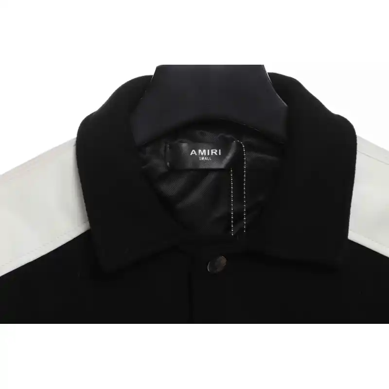 AMIRI classic contrast sleeve jacket