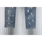 AMIRI Jeans ink-splashed rhinestone