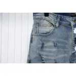 AMIRI Jeans ink-splashed rhinestone