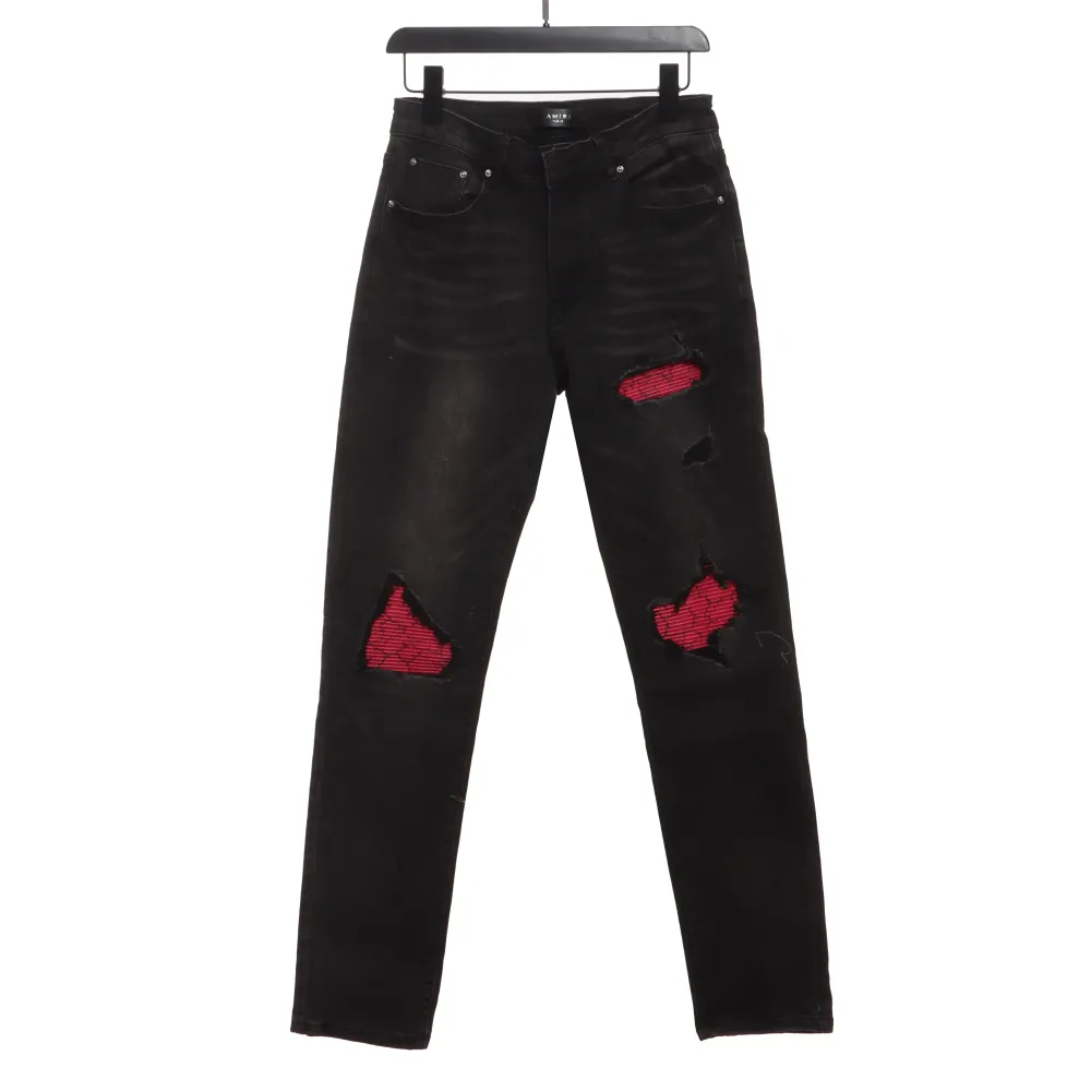 Amiri Jeans Pink Ripped