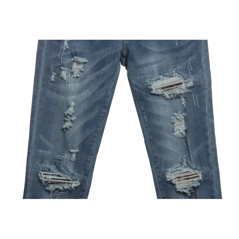 Amiri Jeans Washed Blue Distressed 