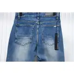 AMIRI MX1 pink diamond washed ripped denim trousers