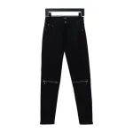 AMIRI MX1 zip-up washed stretch denim trousers