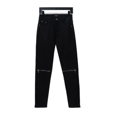 AMIRI MX1 zip-up washed stretch denim trousers 01