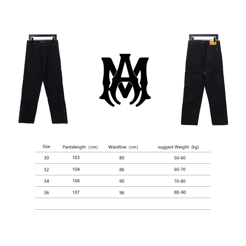 AMIRI MX1 zip-up washed stretch denim trousers