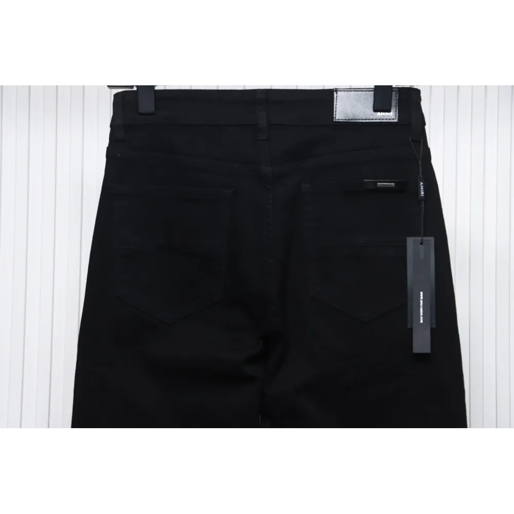 AMIRI MX1 zip-up washed stretch denim trousers
