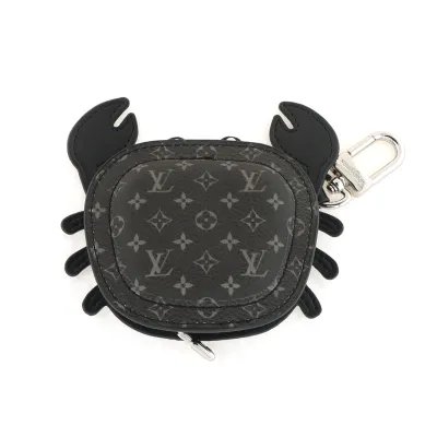LV Crab Coin Purse Pendant Black 01