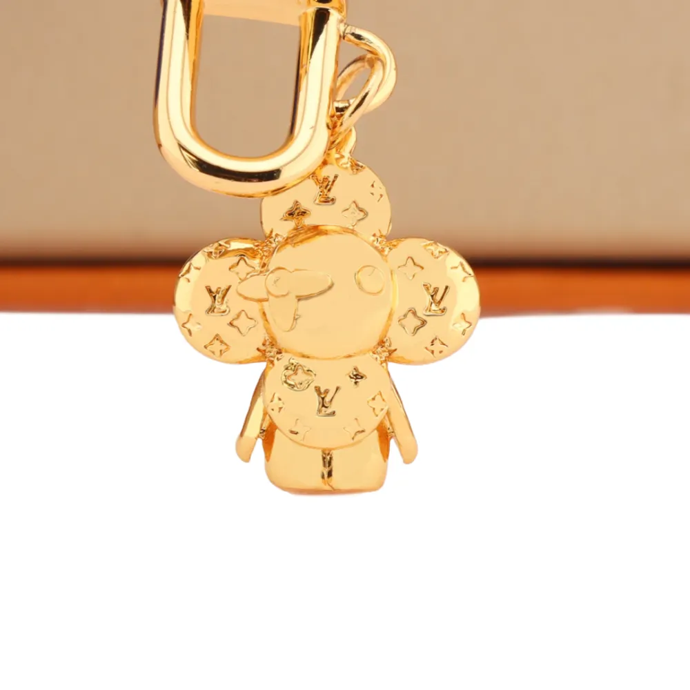 LV sunflower doll pendant leather bracelet