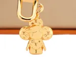 LV sunflower doll pendant leather bracelet