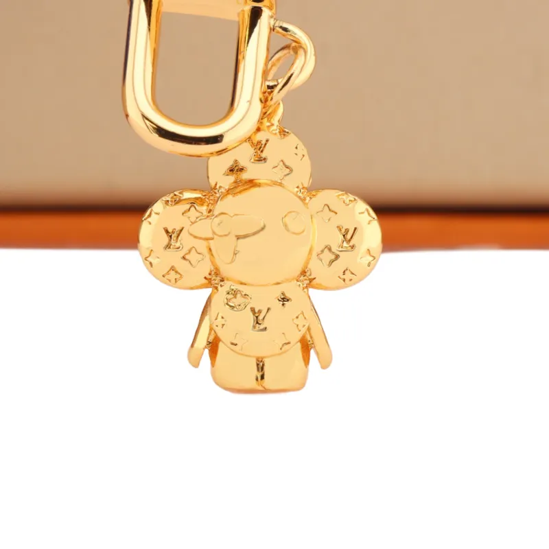 LV sunflower doll pendant leather bracelet