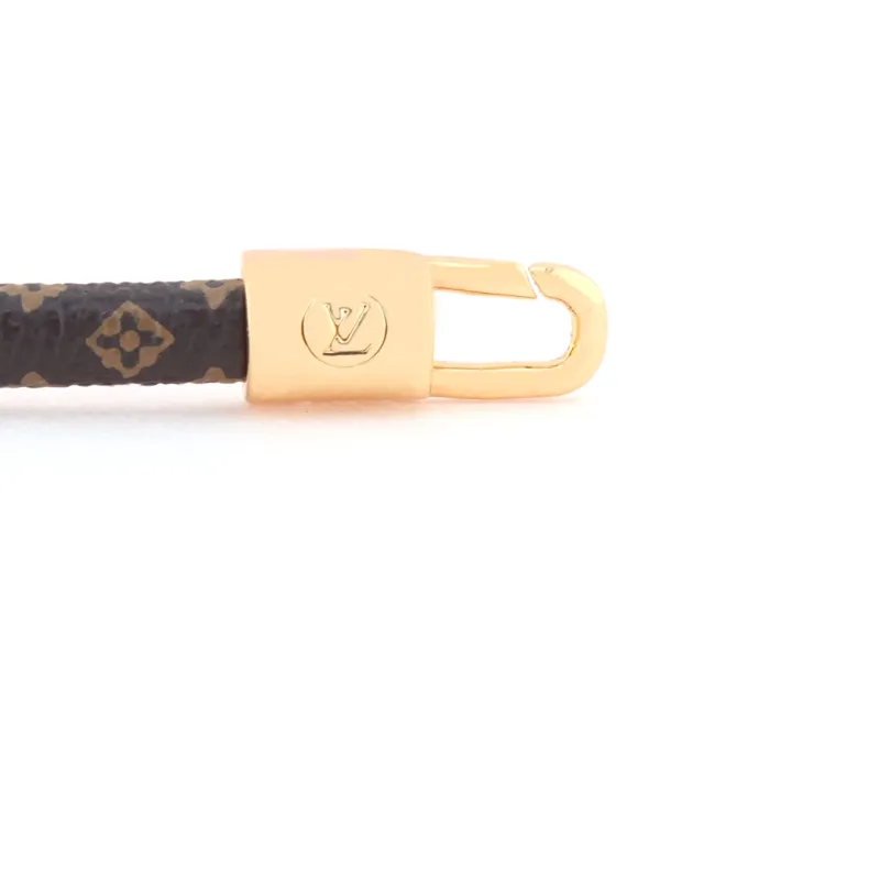 LV sunflower doll pendant leather bracelet