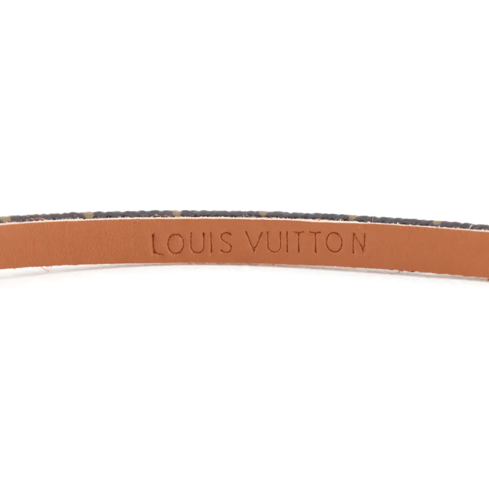 LV sunflower doll pendant leather bracelet