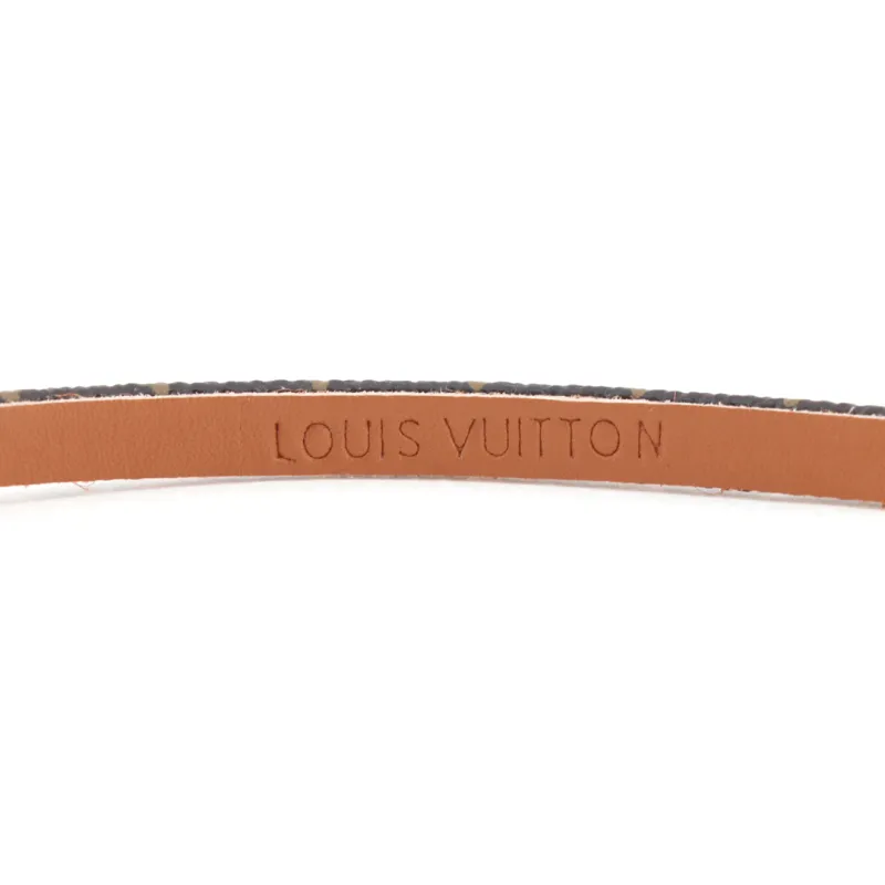 LV sunflower doll pendant leather bracelet