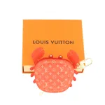 LV Crab Coin Purse Pendant Red