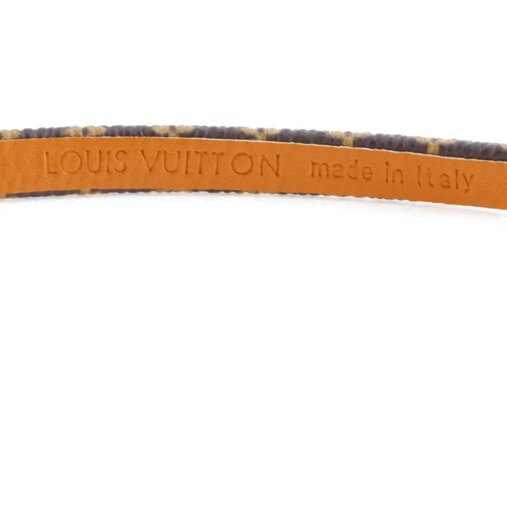 LV heart-shaped lock pendant bracelet