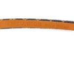 LV heart-shaped lock pendant bracelet