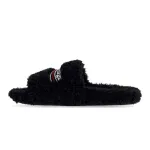 Balenciaga Furry Slide Black 654747W2DO11096