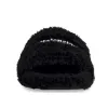 Balenciaga Furry Slide Black 654747W2DO11096