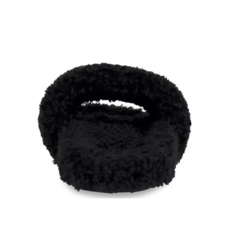 Balenciaga Furry Slide Black 654747W2DO11096