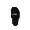 Balenciaga Furry Slide Black 654747W2DO11096