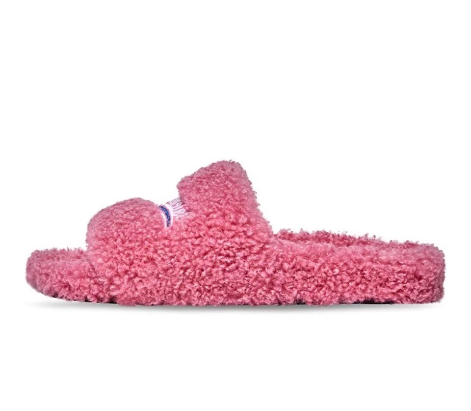 Balenciaga Furry Slide Pink 654261WBDZ05096