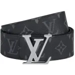 LV Calfskin Monogram Eclipse LV Initiales Belt CK0725