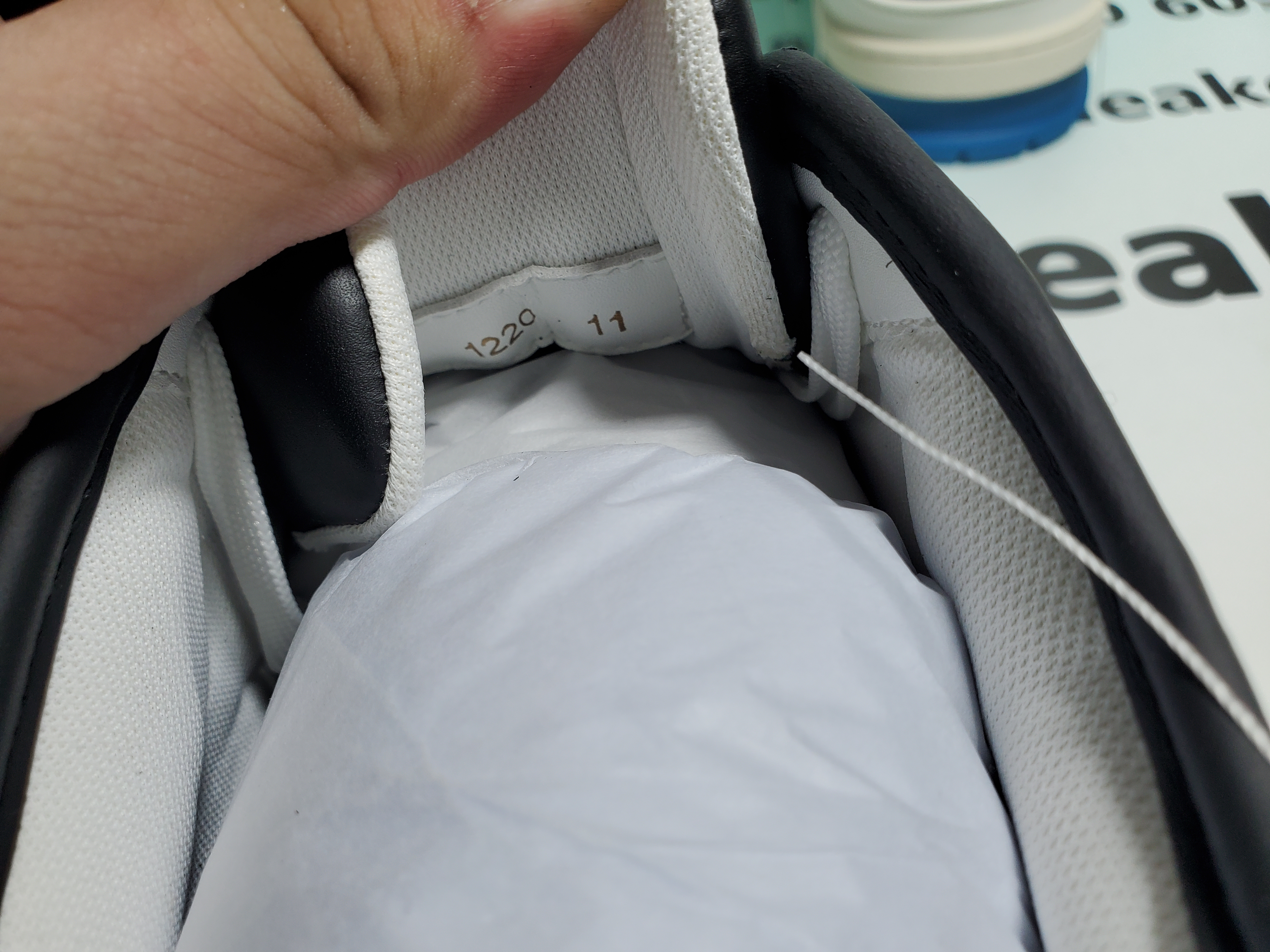 Louis Vuitton Trainer Black Blue  GO1220