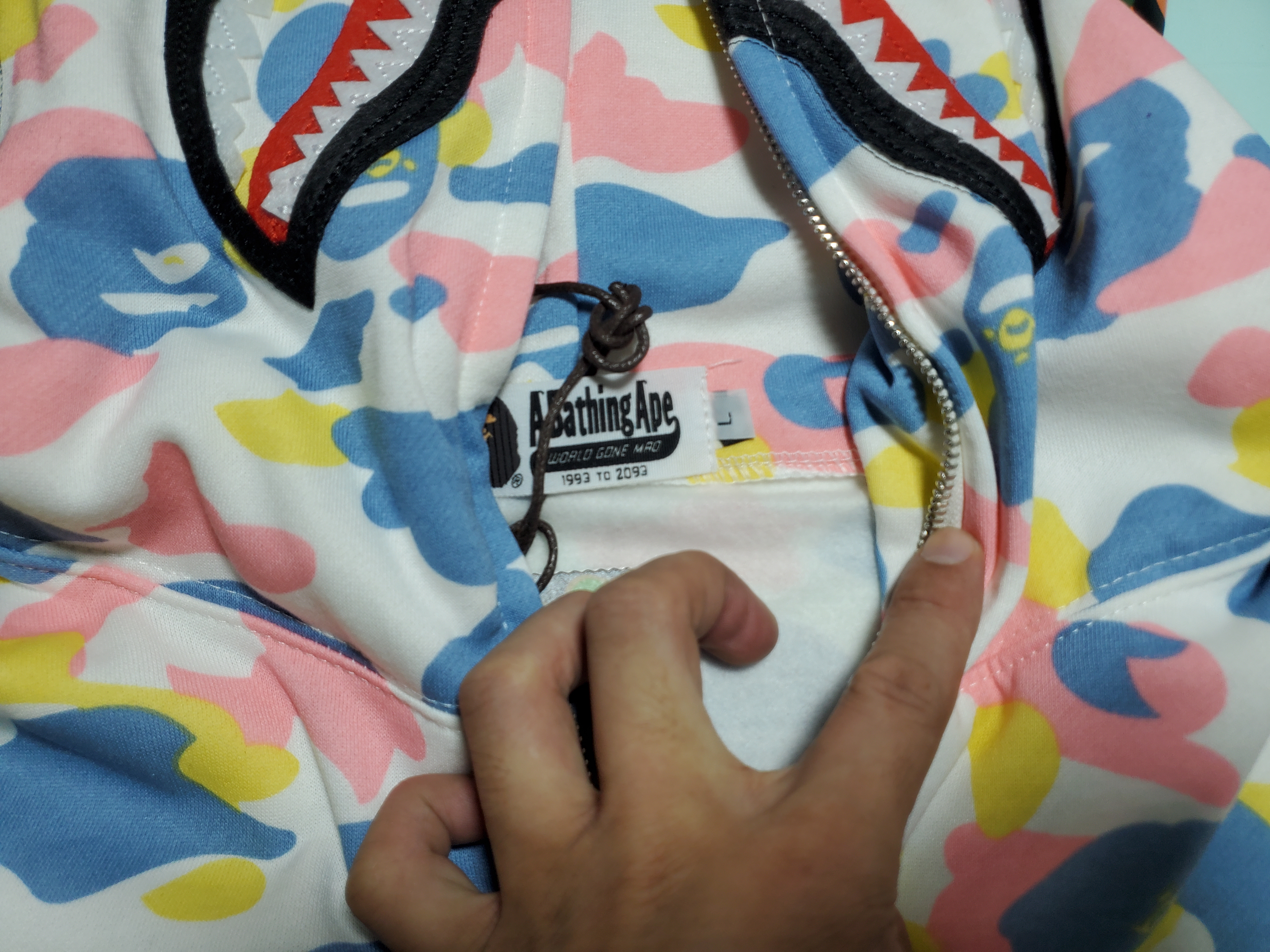 BAPE New Multi Camo 2nd Shark Full Zip Hoodie1J20-115-001