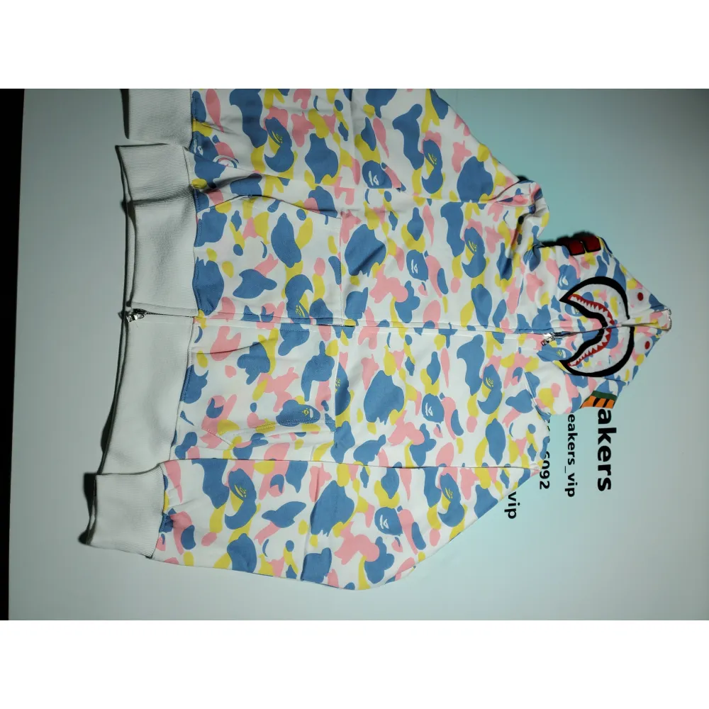 BAPE New Multi Camo 2nd Shark Full Zip Hoodie1J20-115-001