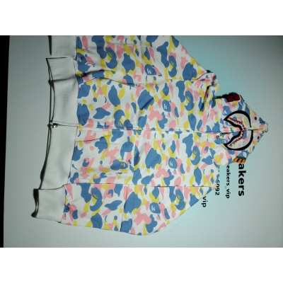 BAPE New Multi Camo 2nd Shark Full Zip Hoodie1J20-115-001 02