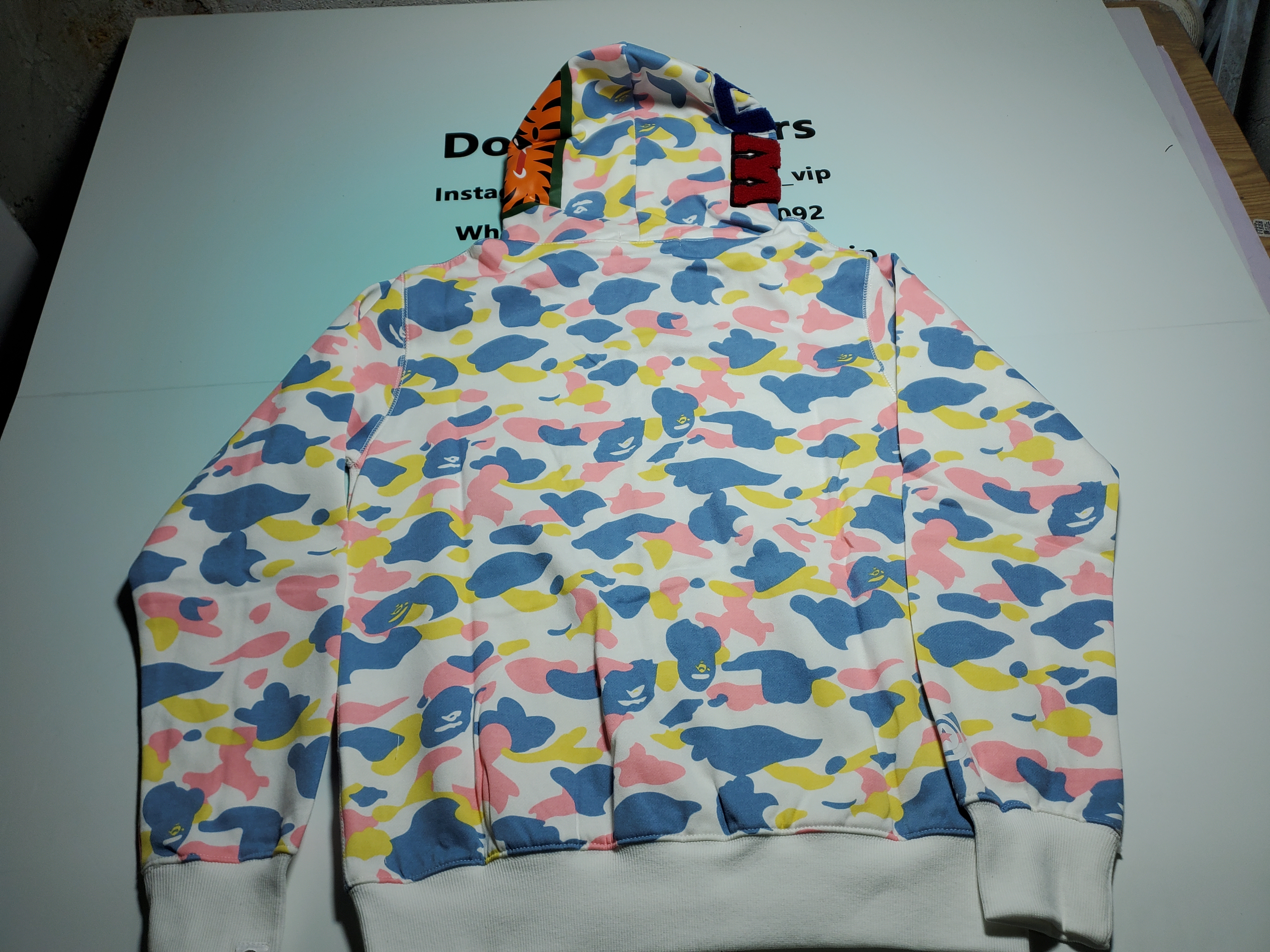 BAPE New Multi Camo 2nd Shark Full Zip Hoodie1J20-115-001