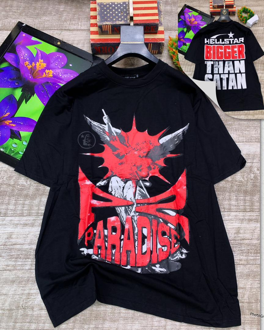 Hellstar T-Shirt Black and Red